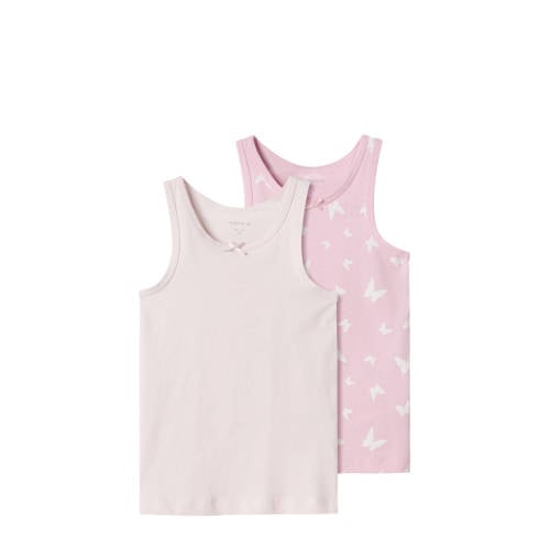 NAME IT MINI hemd - set van 2 roze/lichtroze afbeelding