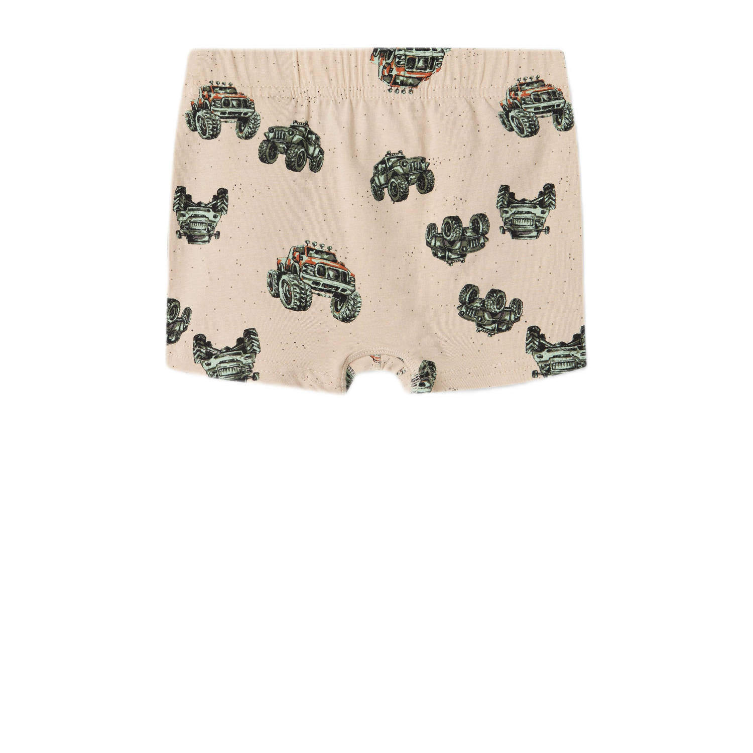 NAME IT MINI boxershort NMMTIGHTS MONSTER TRUCK set van 3 beige groen