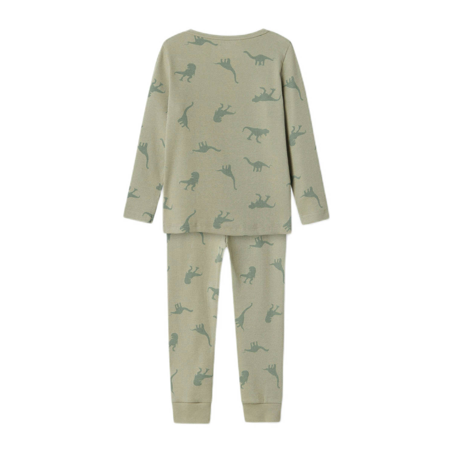 NAME IT MINI pyjama NMMNIGHTSET DINO groen