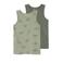 NAME IT MINI hemd NMMTANK TOP DINO - groen/donkergroen (set van 2)