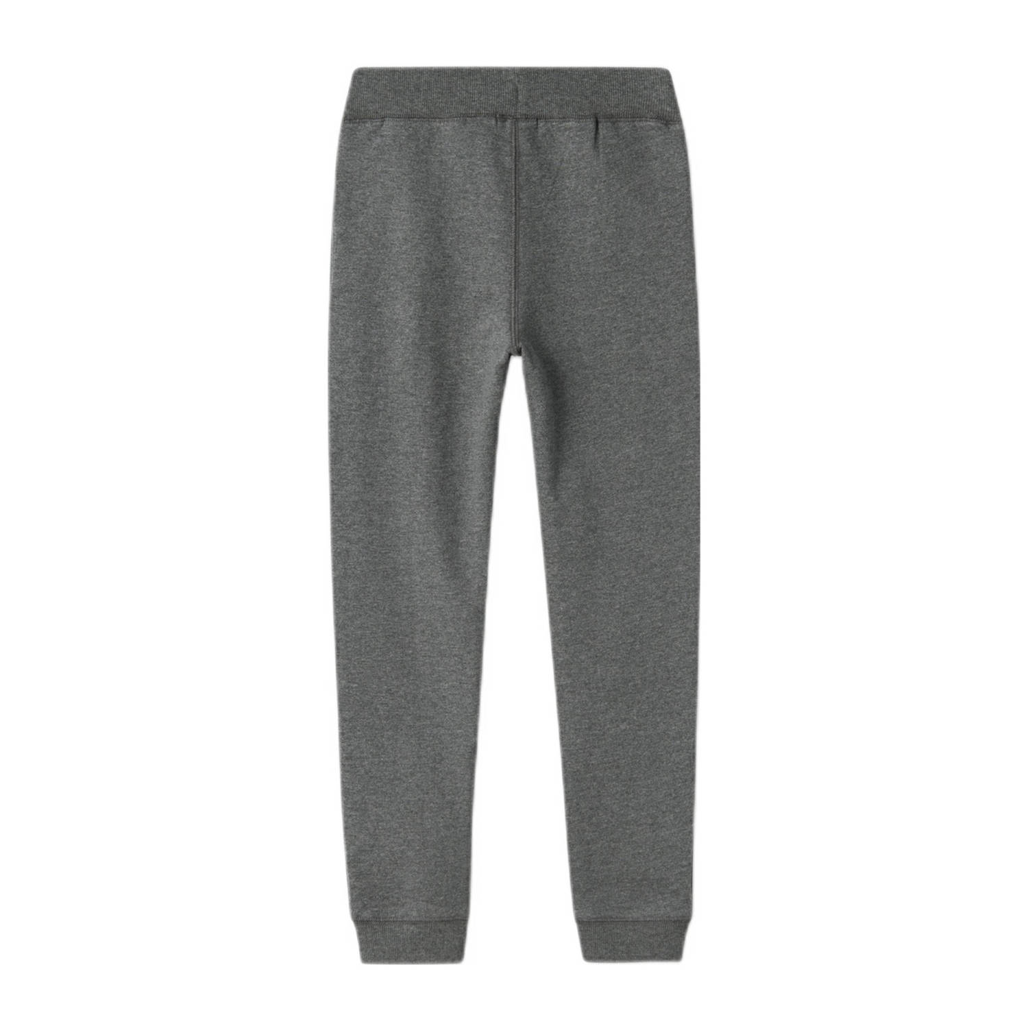 NAME IT KIDS regular fit broek NKMSWEAT donkergrijs melange