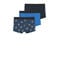 NAME IT KIDS boxershort NKMBOXER FOOTBALL - donkerblauw/zwart/blauw (set van 3)