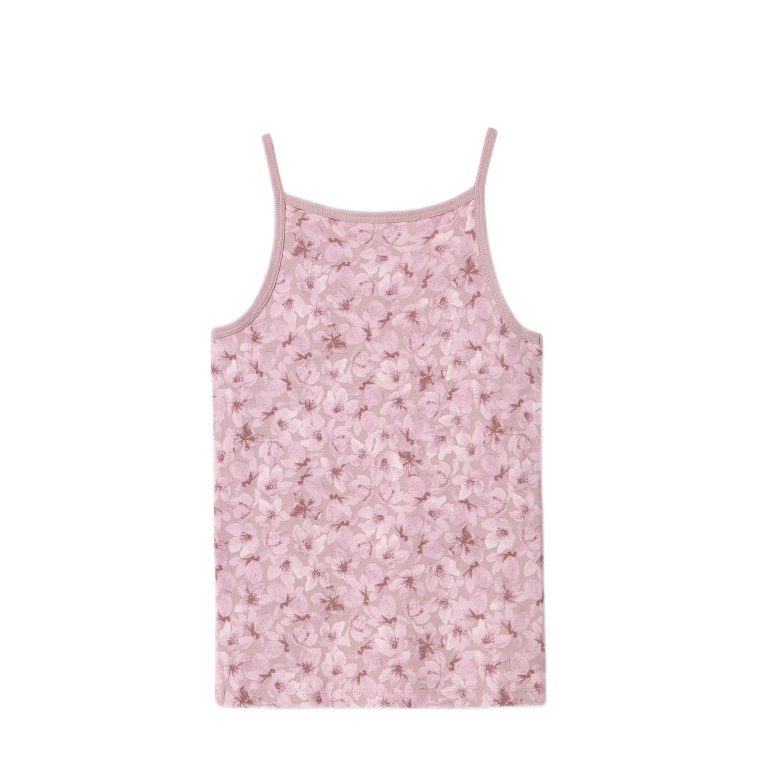 NAME IT KIDS singlet NKFSTRAP TOP set van 2 paars mauve