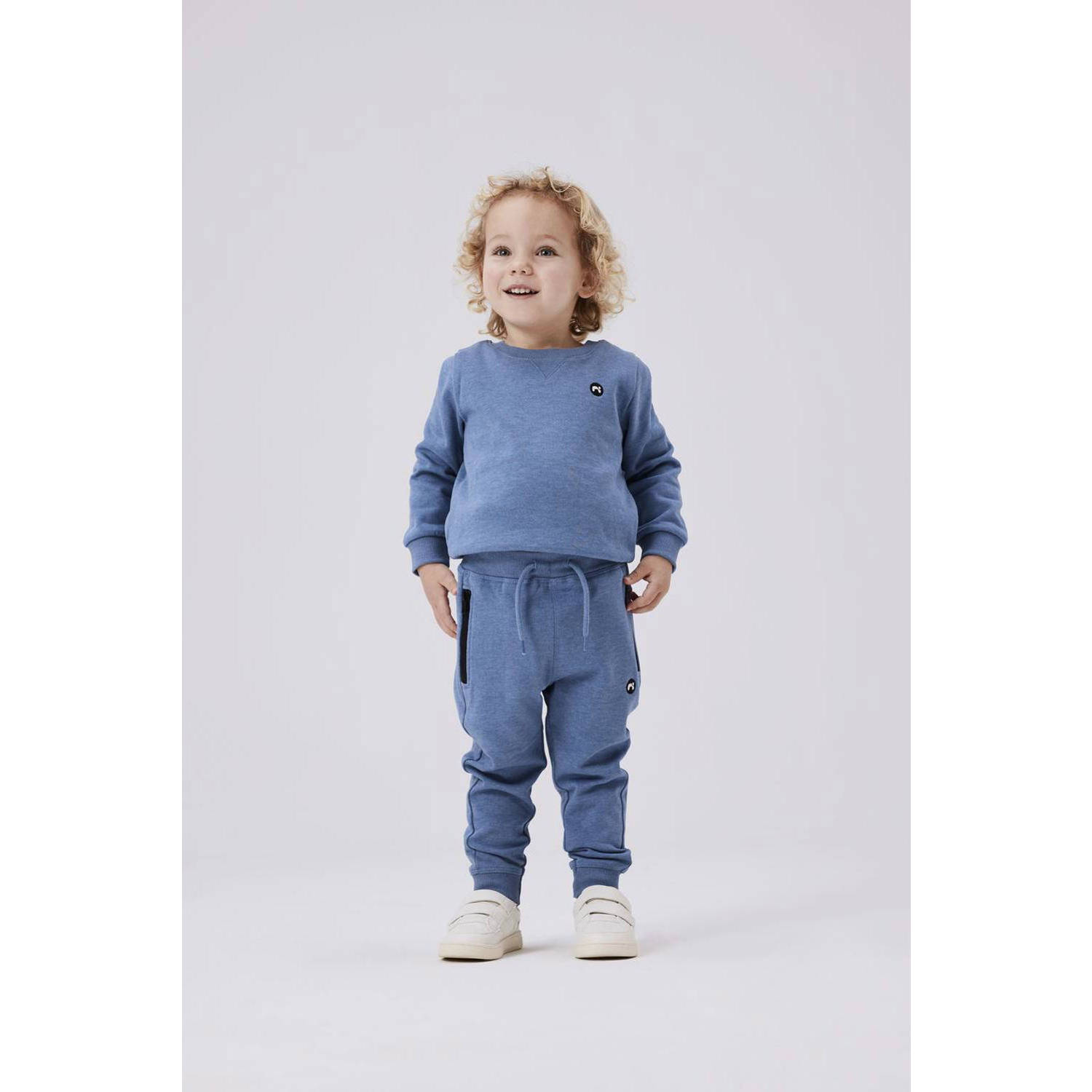 NAME IT MINI sweater NMMVIMO helderblauw