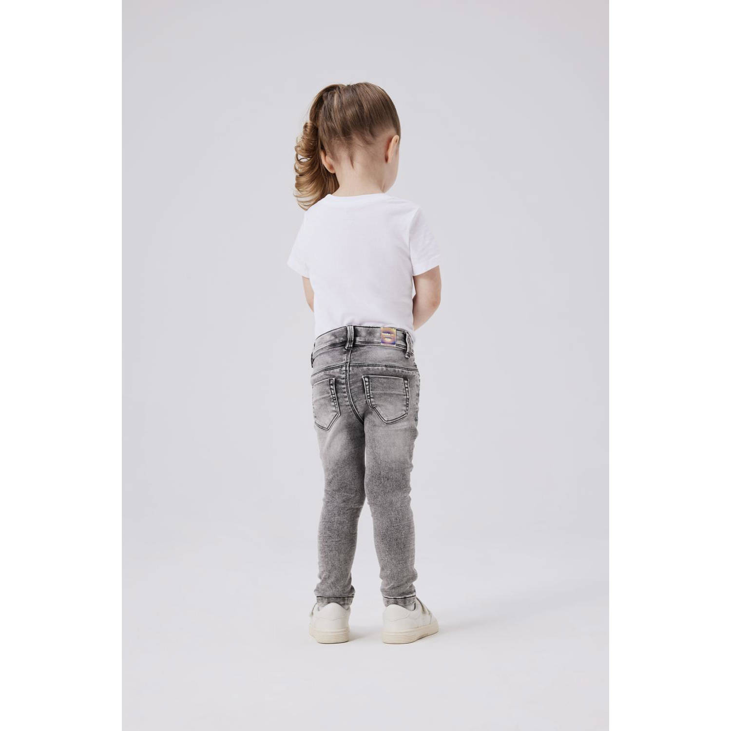 NAME IT MINI skinny jeans NMFPOLLY light grey denim