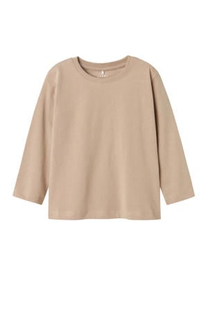 longsleeve NMMVOBBO beige