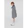 NAME IT MINI gestreepte jurk wit/donkerblauw