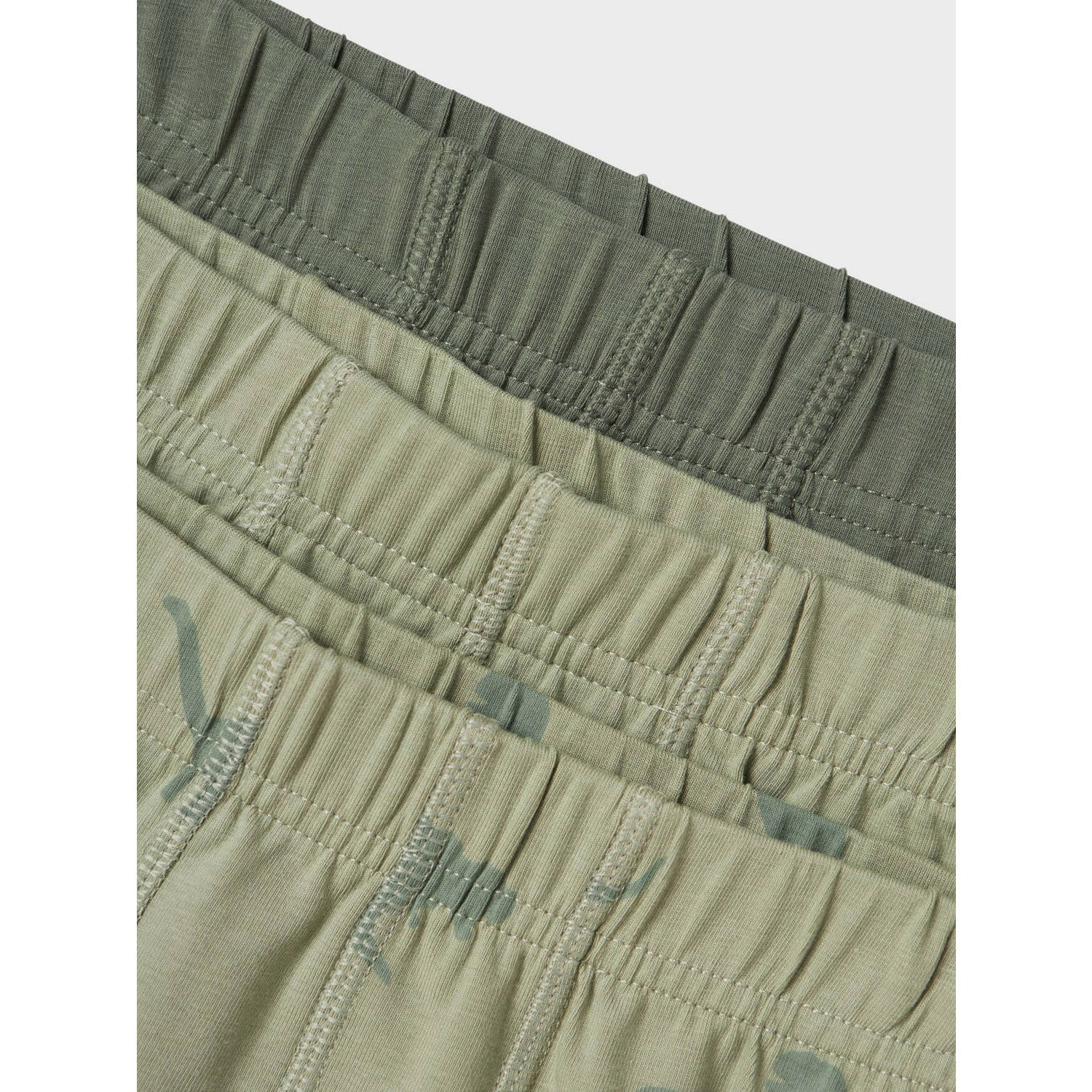 NAME IT MINI boxershort NMMTIGHTS DINO set van 3 groen donkergroen