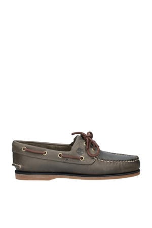 Classic Boat nubuck bootschoenen taupe