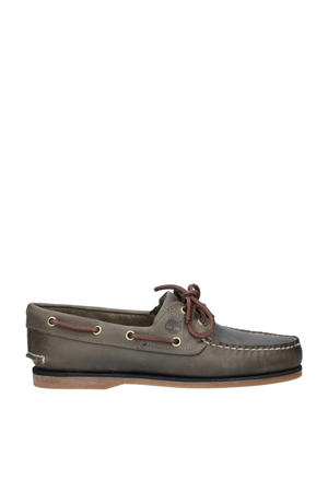 Classic Boat nubuck bootschoenen taupe