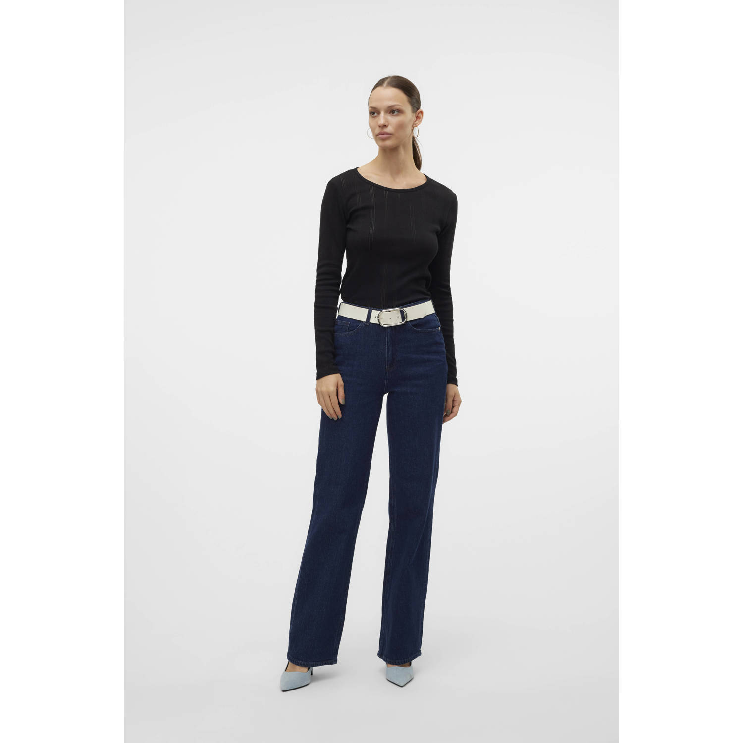 VERO MODA top VMLISA zwart