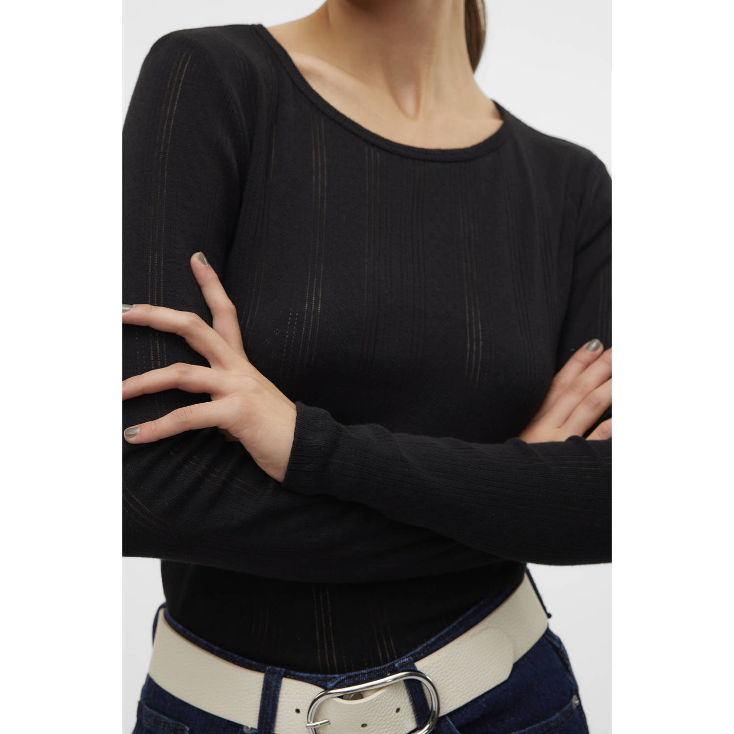 VERO MODA top VMLISA zwart