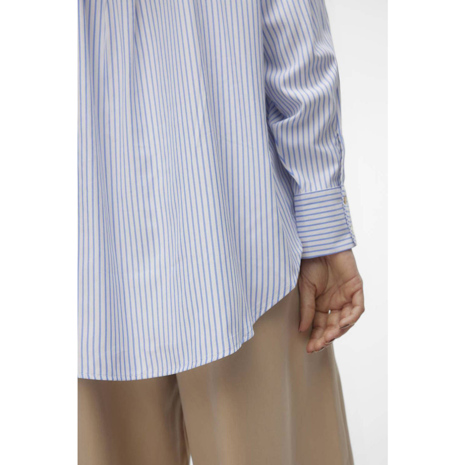 VERO MODA blauw witte blouse