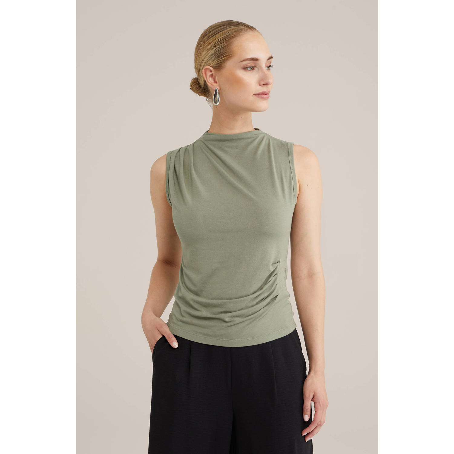 WE Fashion top lichtkaki