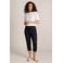 ES&SY cropped relaxed broek zwart