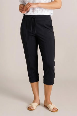 cropped relaxed broek zwart