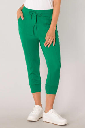 cropped relaxed broek groen