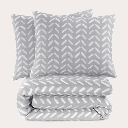 Wehkamp NOUS Living flanellen dekbedovertrek 2-persoons (200x220 cm) aanbieding