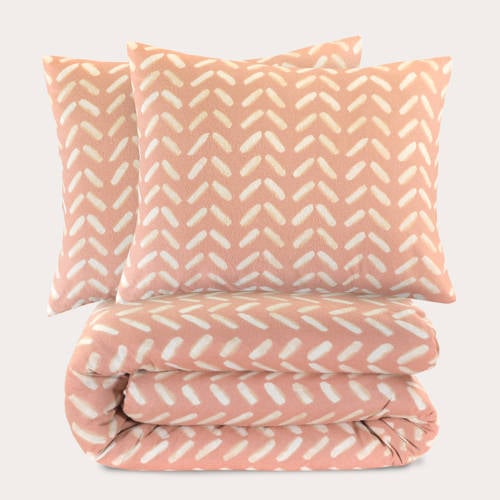 Wehkamp NOUS Living flanellen dekbedovertrek lits-jumeaux (240x220 cm) aanbieding
