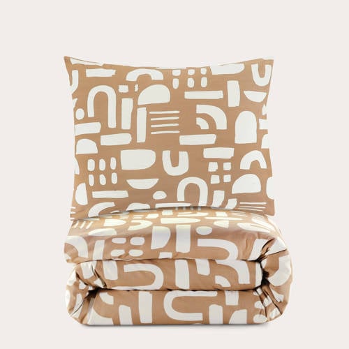Wehkamp NOUS Living katoenen dekbedovertrek 1-persoons (140x220 cm) aanbieding