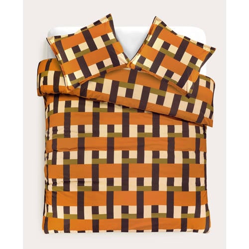 Wehkamp Studio LIVIT perkal katoenen dekbedovertrek 2-persoons (200x220 cm) aanbieding