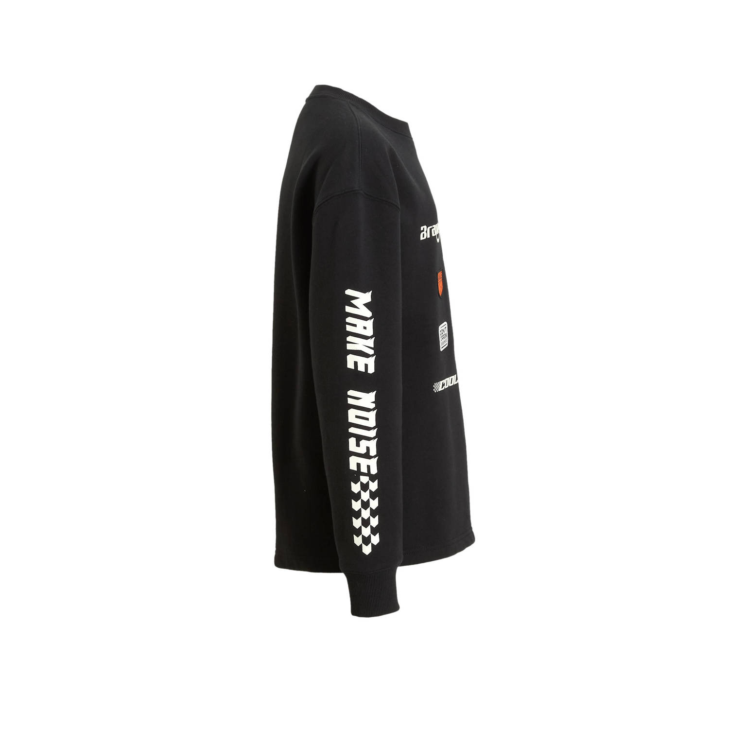 Coolcat Sweater Tyler met Racer Logo's en Patches