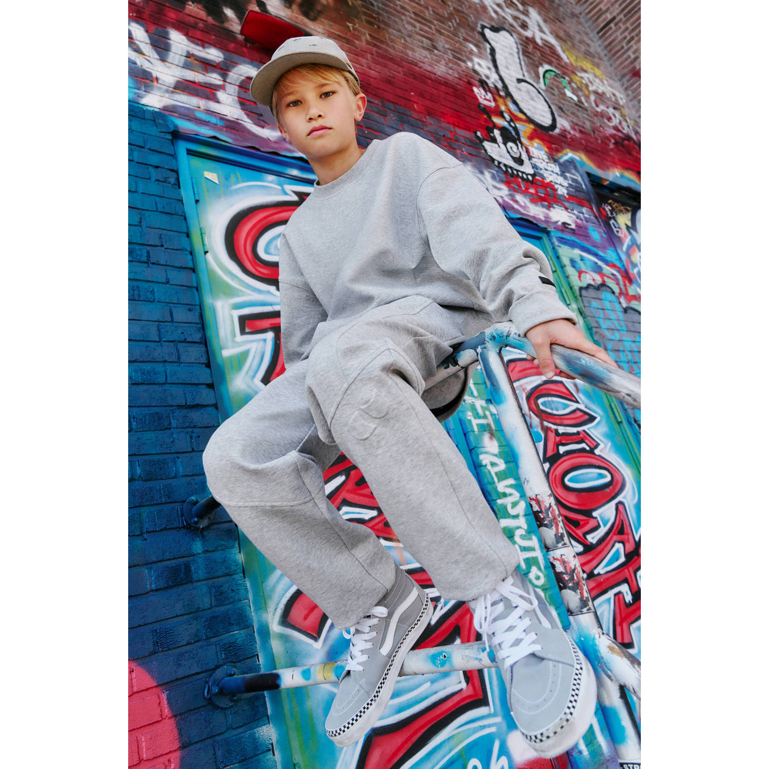 Coolcat Unisex Joggingbroek Sam Grijs