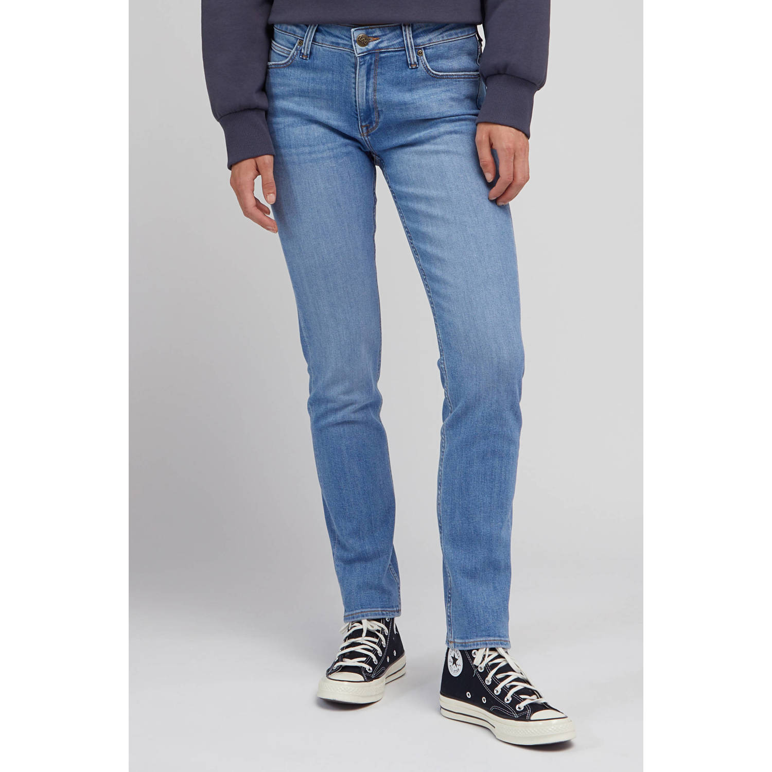 Lee slim fit jeans medium blue denim
