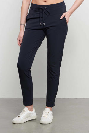 regular fit pantalon PENNY van travelstof marineblauw