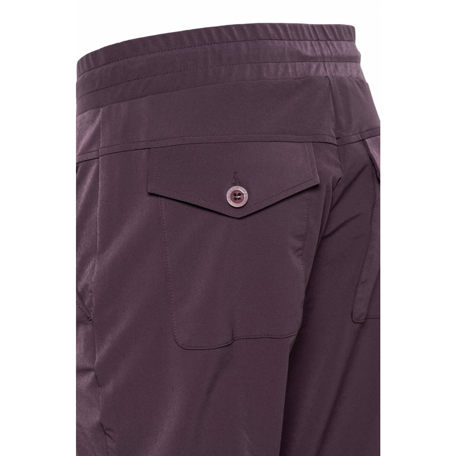 &Co Woman regular fit broek PENNY TRAVEL donkerpaars