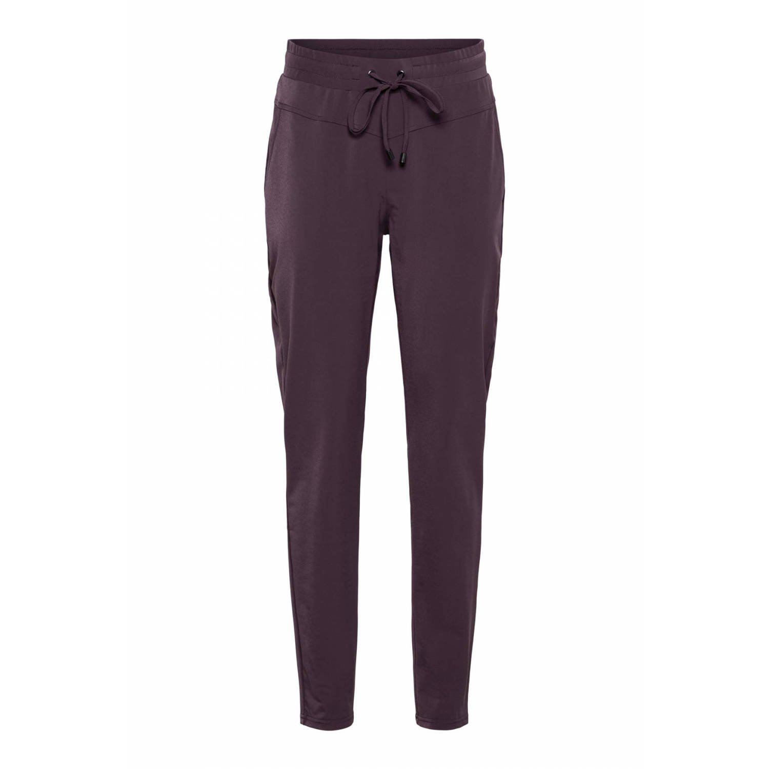 &Co Woman regular fit broek PENNY TRAVEL donkerpaars