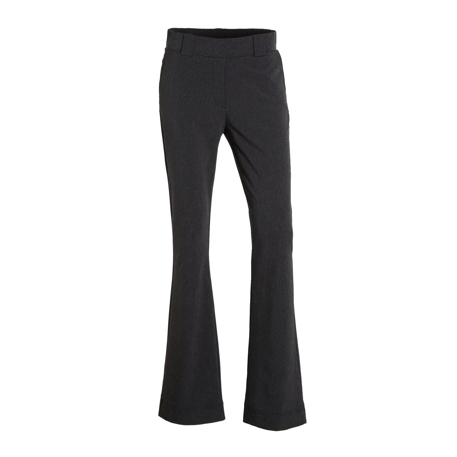 &Co Woman Penelope Antraciet Flare Travel Broek Gray Dames