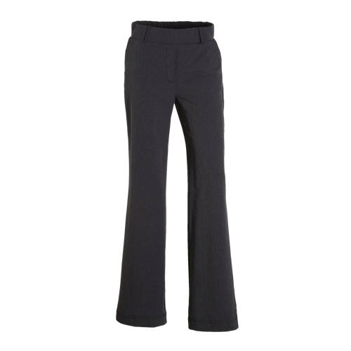 &Co Woman straight fit broek PATRICE TRAVEL antraciet afbeelding