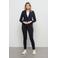 &Co Woman rechtvallende blazer PHILEINE van travelstof marineblauw
