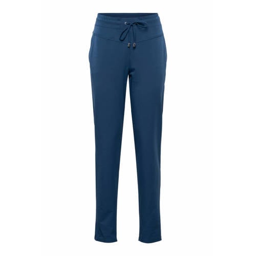 &Co Woman regular fit pantalon PENNY van travelstof blauw afbeelding