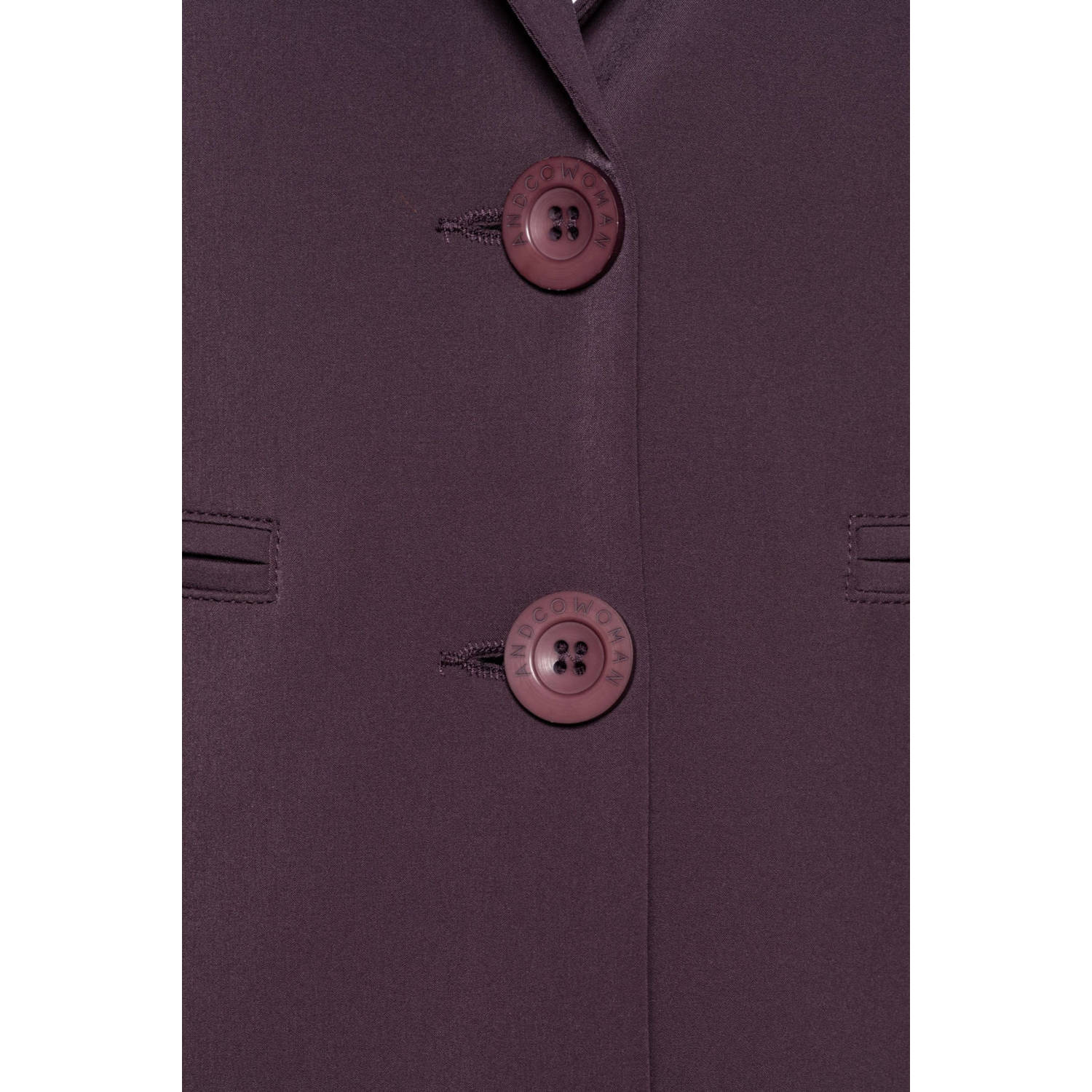 &Co Woman rechtvallende blazer PHILEINE TRAVEL donkerpaars
