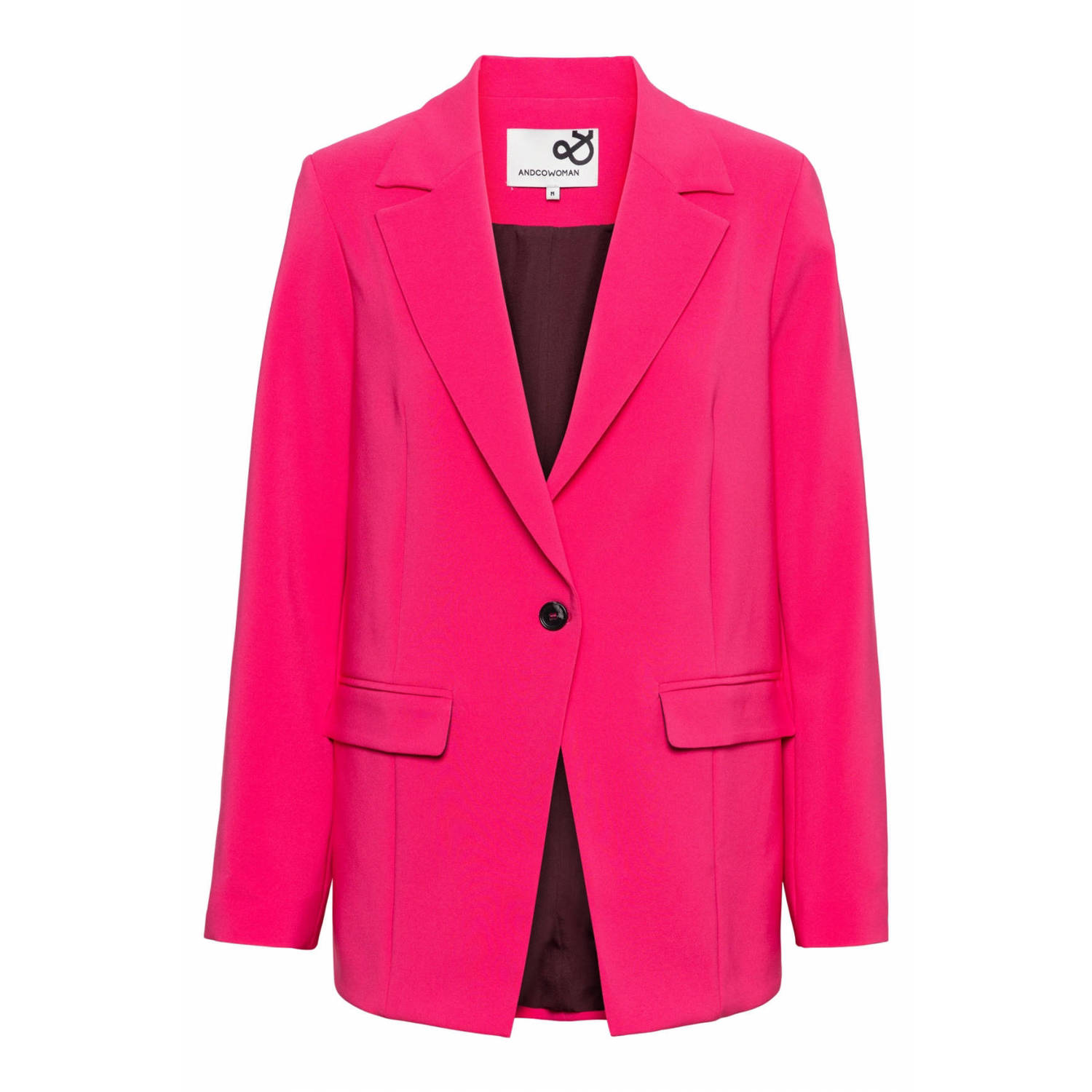 &Co Woman rechtvallende blazer CRISTAL roze