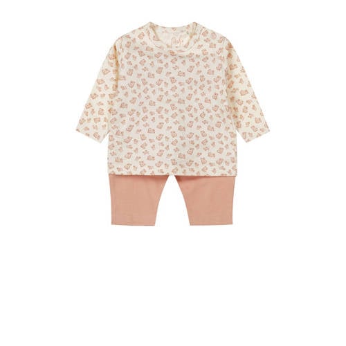 Dirkje pyjama met all over print roze afbeelding