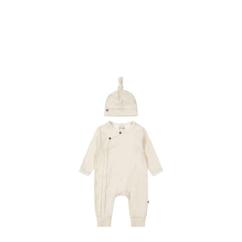 Dirkje boxpak + muts offwhite afbeelding
