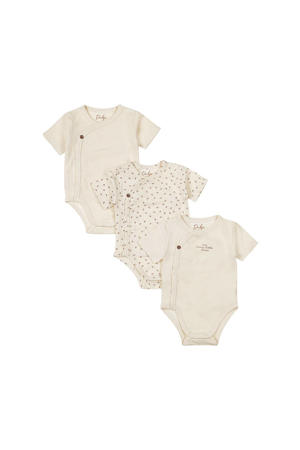 romper - offwhite (set van 3)