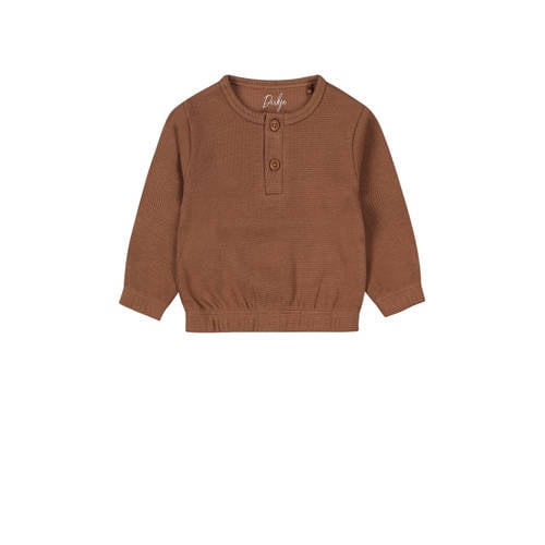 Dirkje baby sweater bruin afbeelding