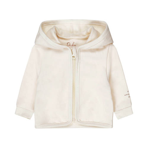 Dirkje baby sweatvest ecru afbeelding