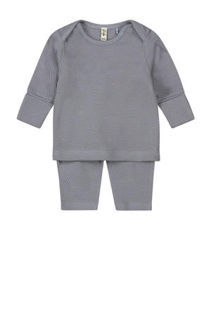 broek  + longsleeve blauw