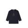 Dirkje longsleeve met printopdruk blauw