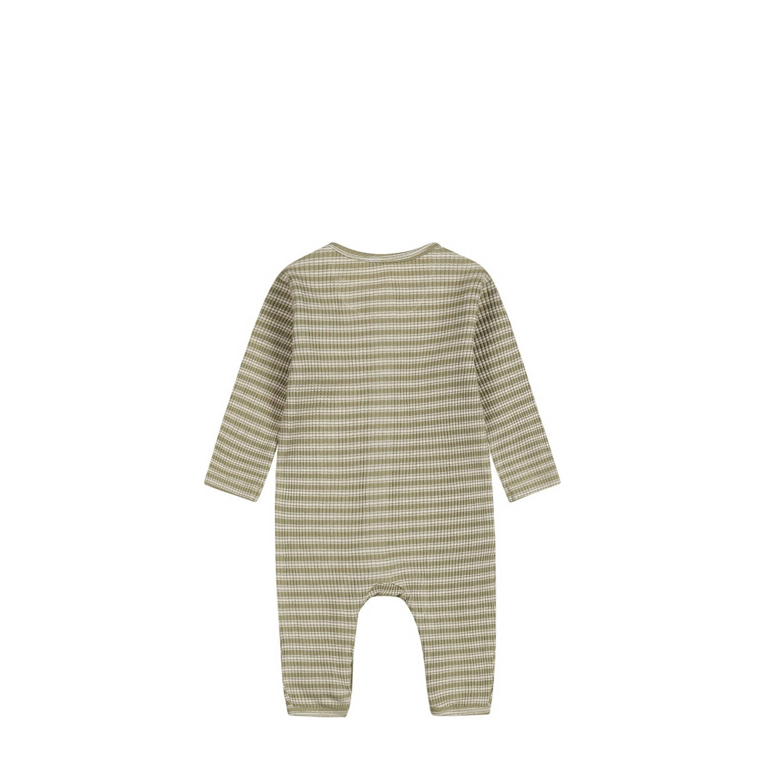 Dirkje baby gestreept boxpak groen