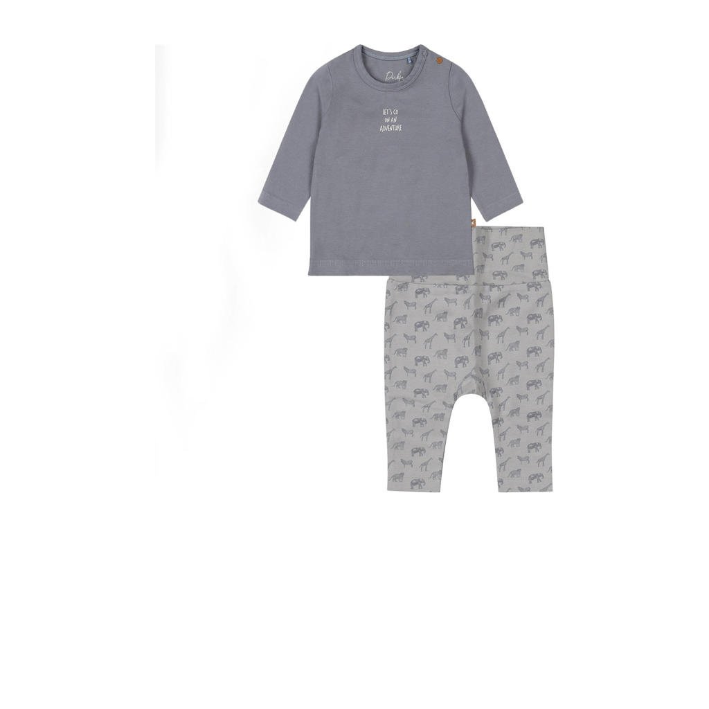 Dirkje broek + longsleeve blauw