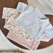 thumbnail: Dirkje romper - set van 3 roze/offwhite