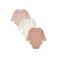 Dirkje romper - roze/wit (set van 3)