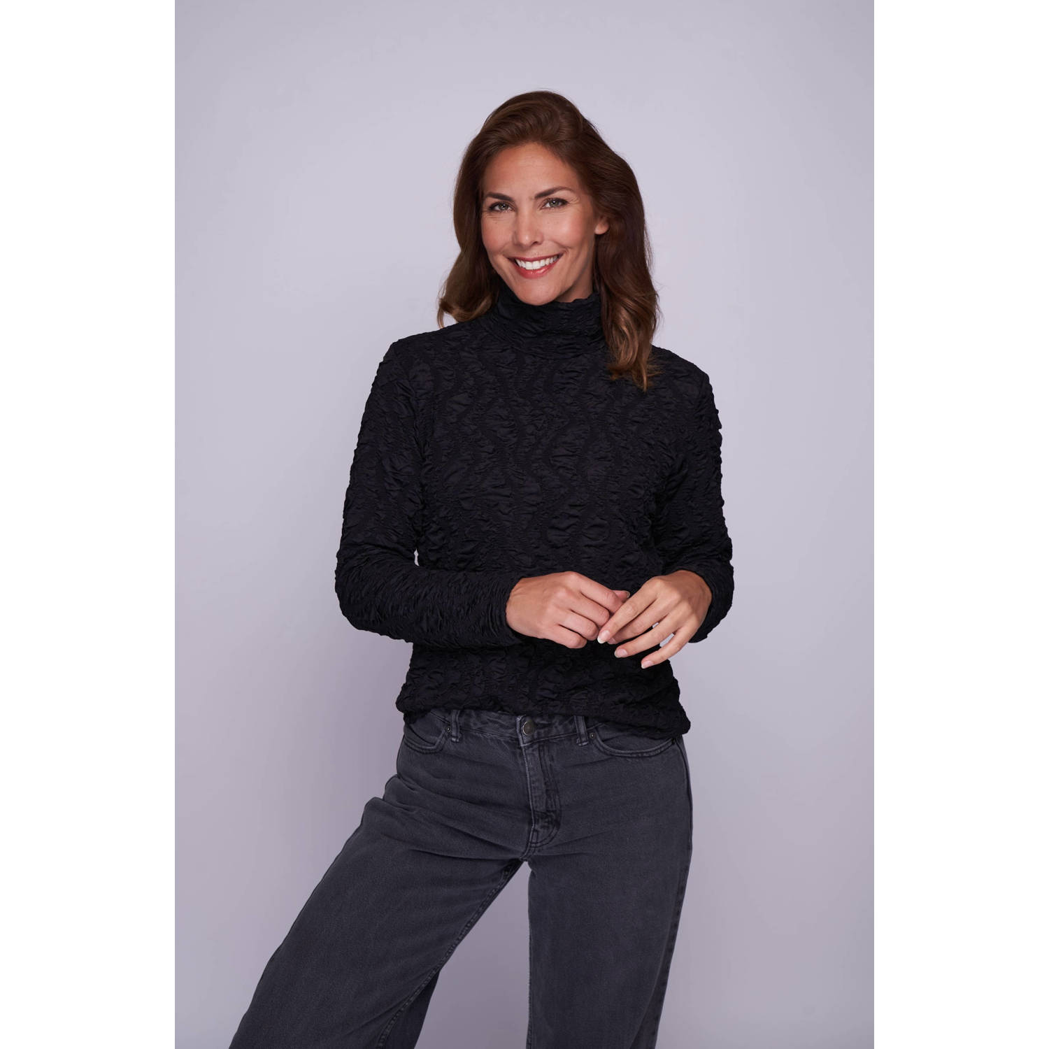 NED top Flat 64 LS Padded Tricot