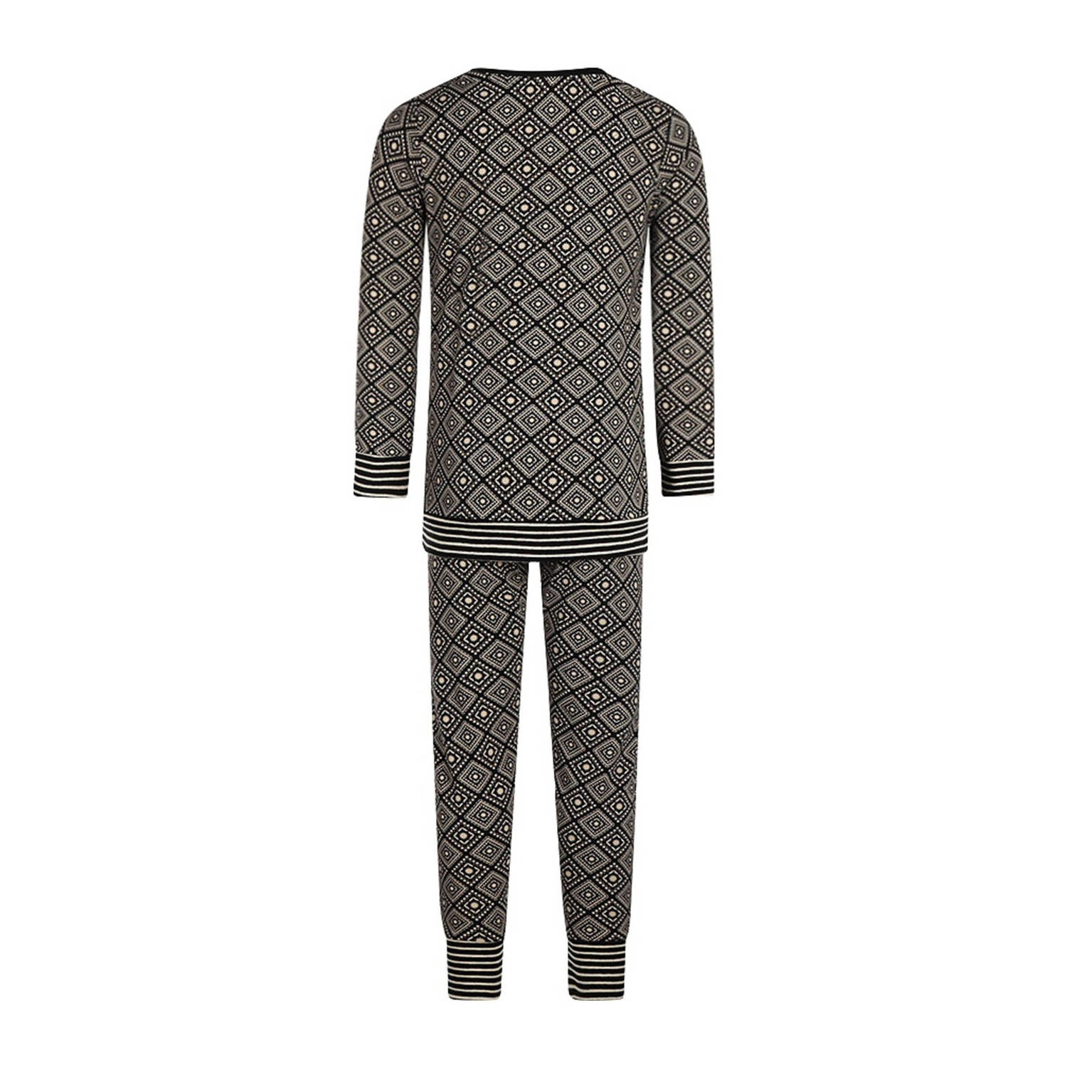Charlie Choe pyjamaset zwart wit